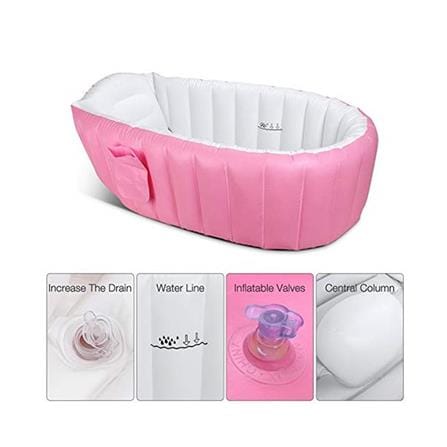 สระน้ำเด็กเป่าลม FLOAT ME SUMMER INTIME สีชมพู_2