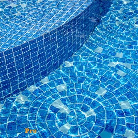 กระเบื้องสระว่ายน้ำสามเหลี่ยม 10x10ซม. KENZAI เปอร์เซีย ฮาวาเอี้ยน บลู 2_3