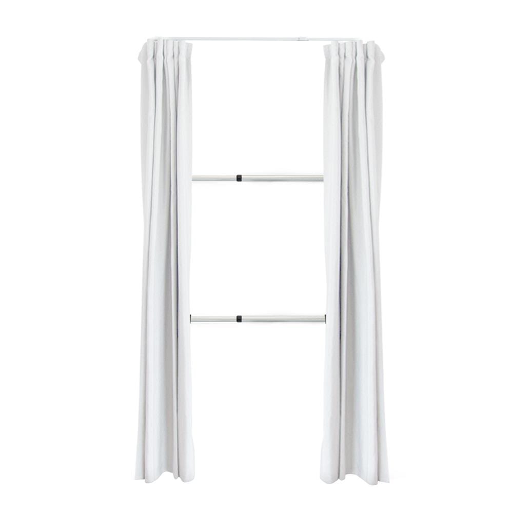 ราวแขวนผ้า 2 ราวแขวน TUGU R38W-W สีขาว