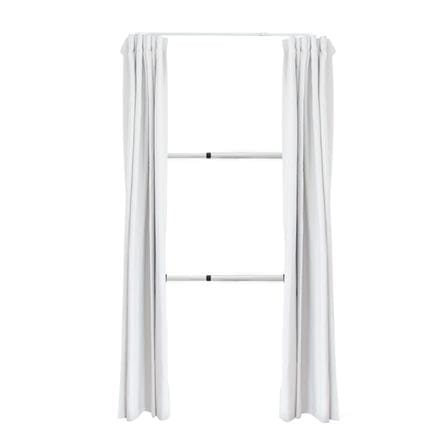 ราวแขวนผ้า 2 ราวแขวน TUGU R38W-W สีขาว_0