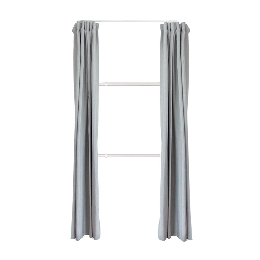 ราวแขวนผ้า 2 ราวแขวน TUGU R37PW-GR สีขาว