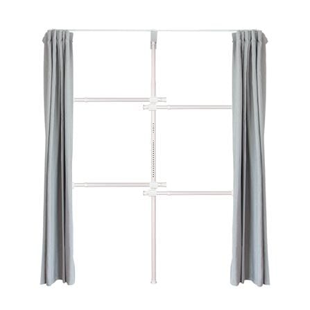 ราวแขวนผ้า 4 ราวแขวน TUGU R33PW-GR สีขาว