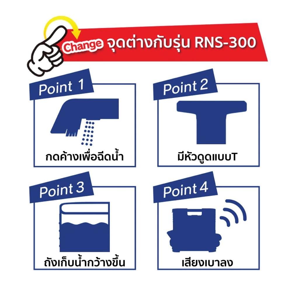 เครื่องขจัดคราบอเนกประสงค์ IRIS OHYAMA RNS-P10