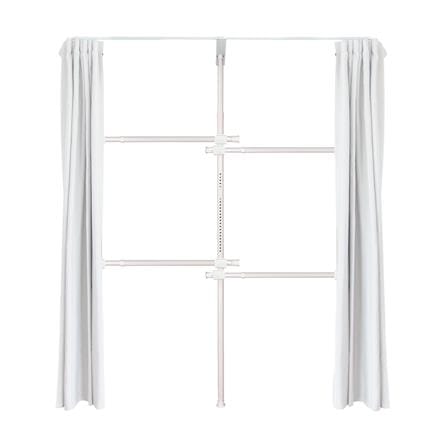 ราวแขวนผ้า 4 ราวแขวน TUGU R33PW-W สีขาว_0
