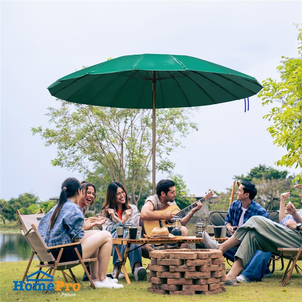 ร่มสนาม SPRING 7900AM-002 50X18 นิ้ว สีเขียว
