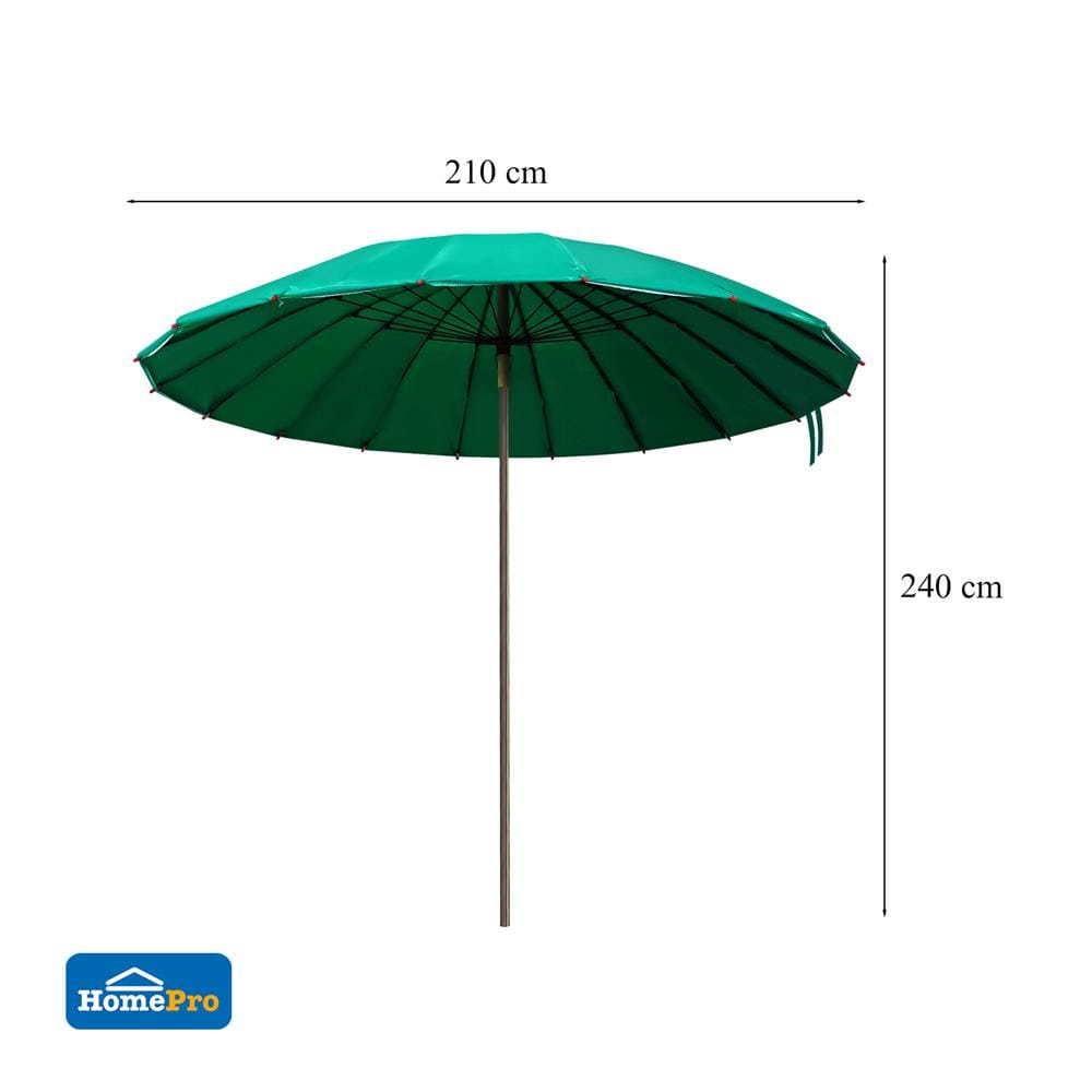 ร่มสนาม SPRING AM001 42X18 นิ้ว สีเขียว