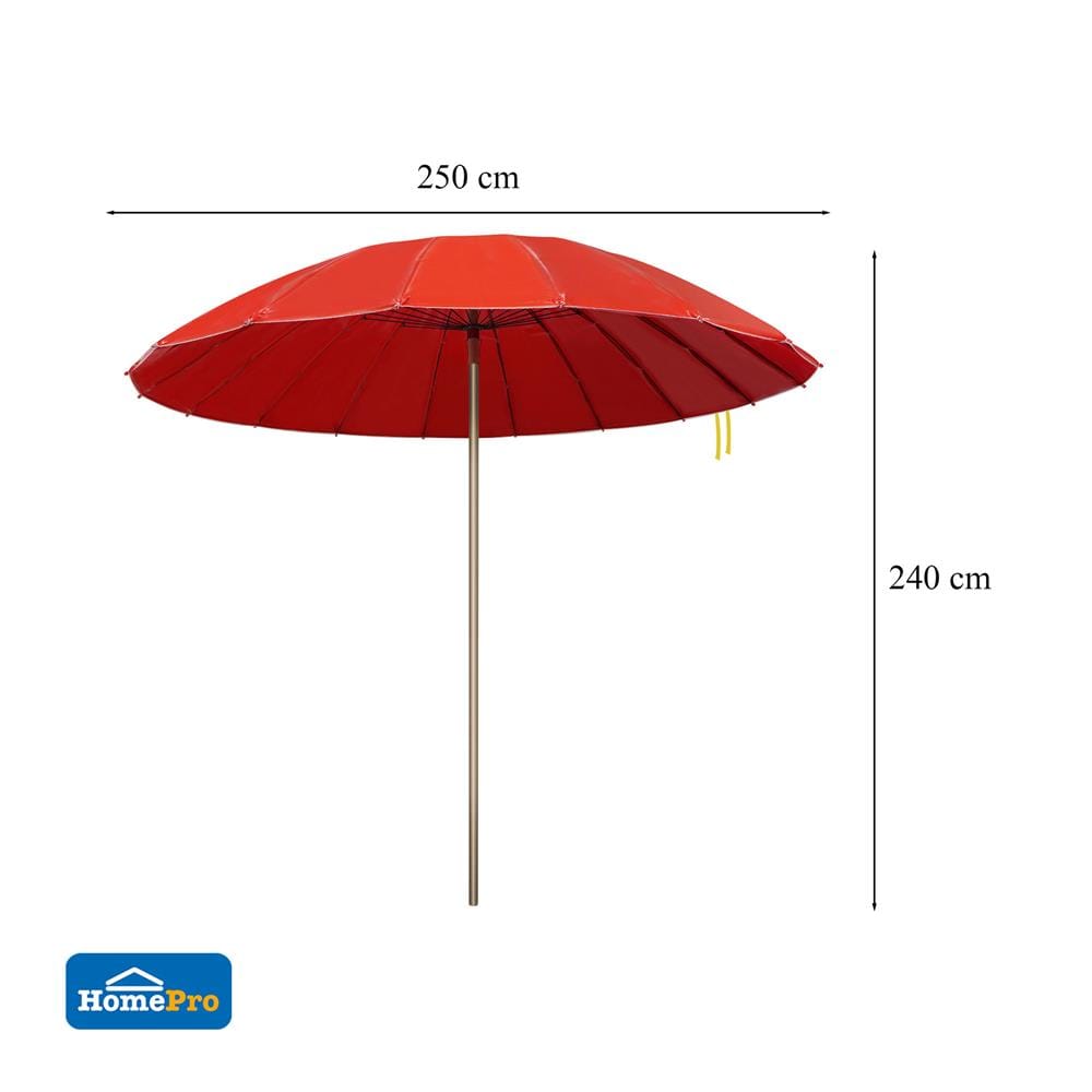 ร่มสนาม SPRING 7900AM-002 50X18 นิ้ว สีแดง