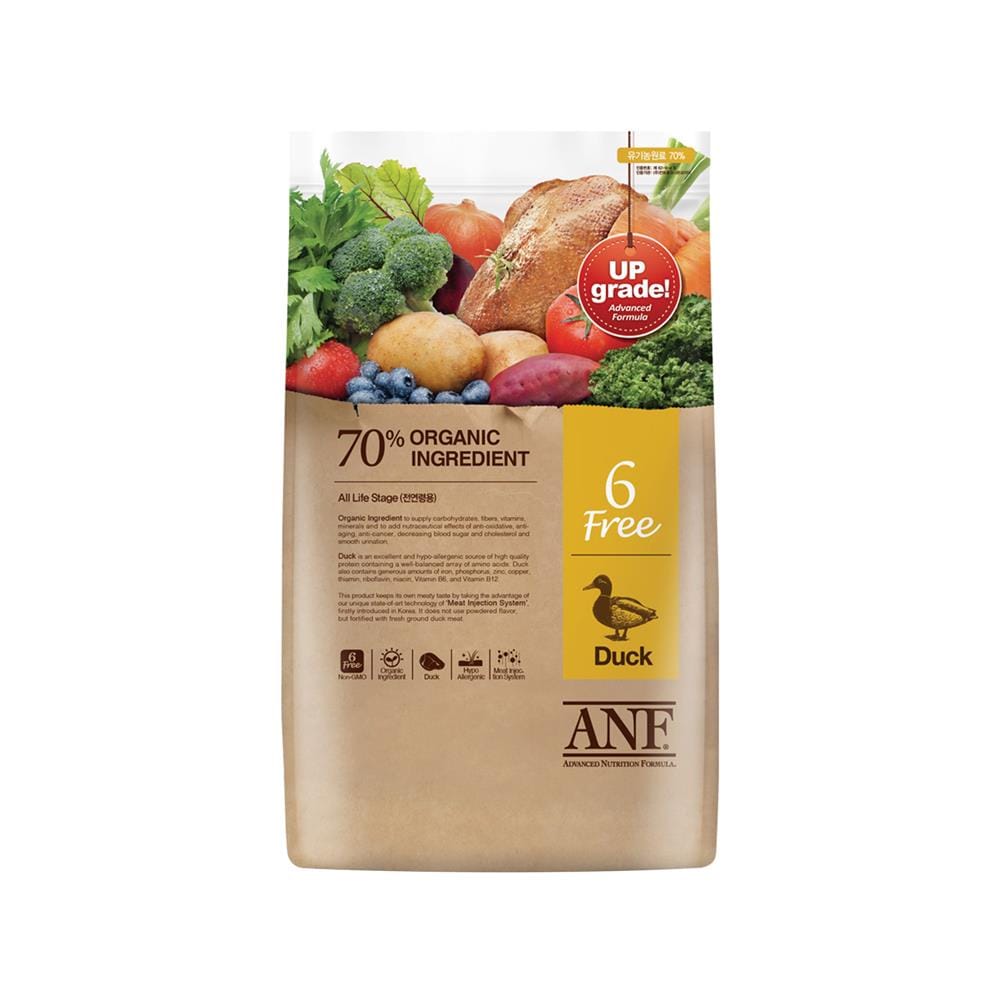 อาหารสุนัข ANF ORGANIC 6 FREE DUCK 2 กก.
