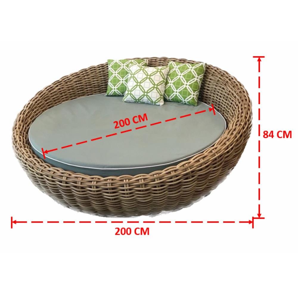 เตียงพักผ่อน IVY DB038 BELUGA DAYBED สีครีม