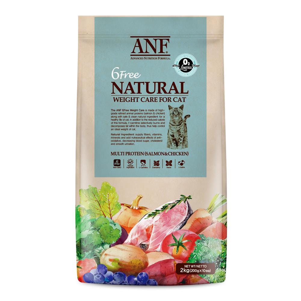 อาหารแมว ANF ORGANIC 6 FREE WEIGHT CARE 2 กก.