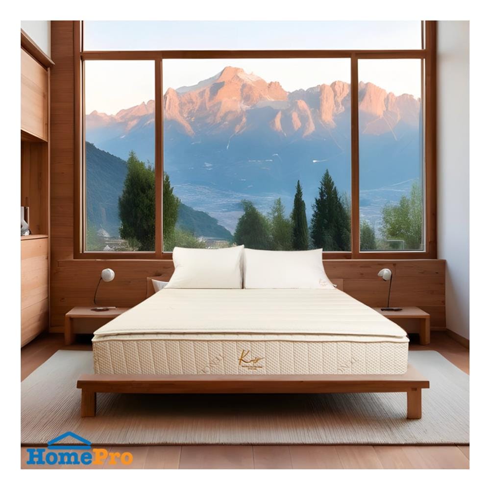 ที่นอนพ็อกเก็ตสปริง 5 ฟุต KOMFY รุ่น KLOUD KOSMO พร้อมชุดเครื่องนอน 6 ชิ้น