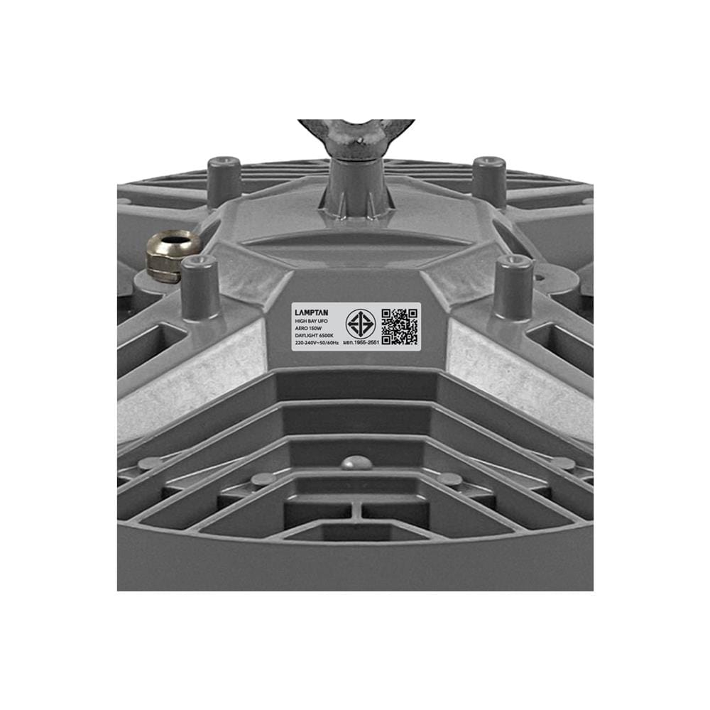 โคมไฮเบย์ LAMPTAN LED HIGH BAY UFO AERO 150 วัตต์ DAYLIGHT สีเทา