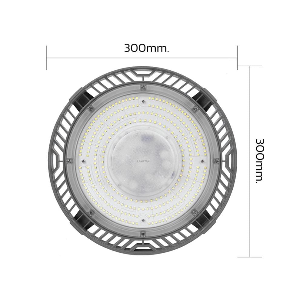 โคมไฮเบย์ LAMPTAN LED HIGH BAY UFO AERO 150 วัตต์ DAYLIGHT สีเทา
