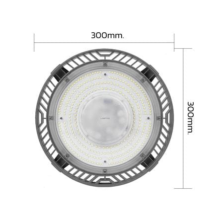 โคมไฮเบย์ LAMPTAN LED HIGH BAY UFO AERO 150 วัตต์ DAYLIGHT สีเทา_5