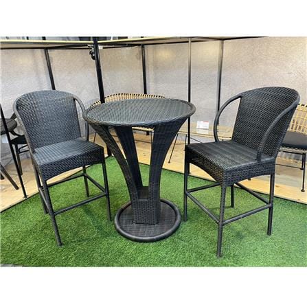 ชุดบาร์หวายเทียม IVY BS010 ROUTE BAR SET สีน้ำตาลเข้ม_1