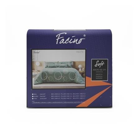 ชุดผ้าปูที่นอน 3.5 ฟุต 3 ชิ้น FACINO PRINT FA073_4