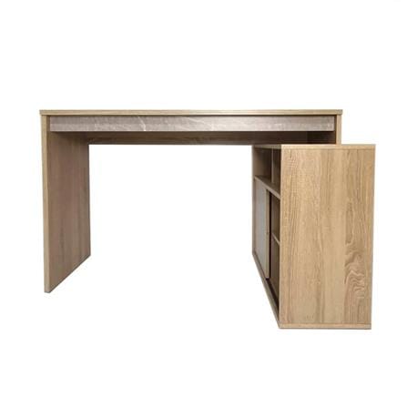 โต๊ะทำงาน ME LIVING 120 ซม. สี SOLID OAK/MARBLE GREY_3
