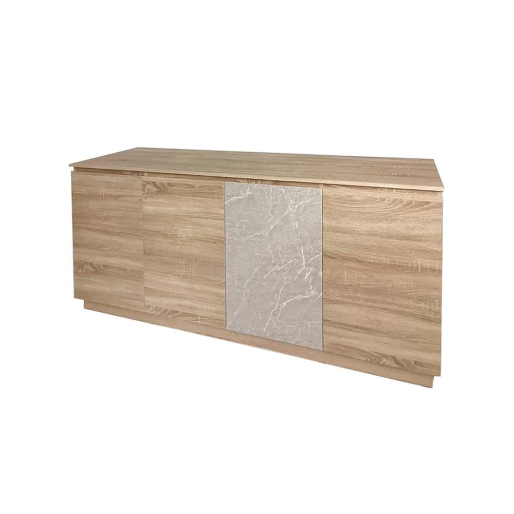 ตู้วางทีวี ME LIVING 160 ซม. สี SOLID OAK/MARBLE GREY