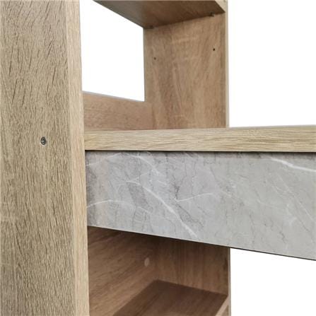 โต๊ะทำงาน ME LIVING 96 ซม. สี SOLID OAK/MARBLE_1