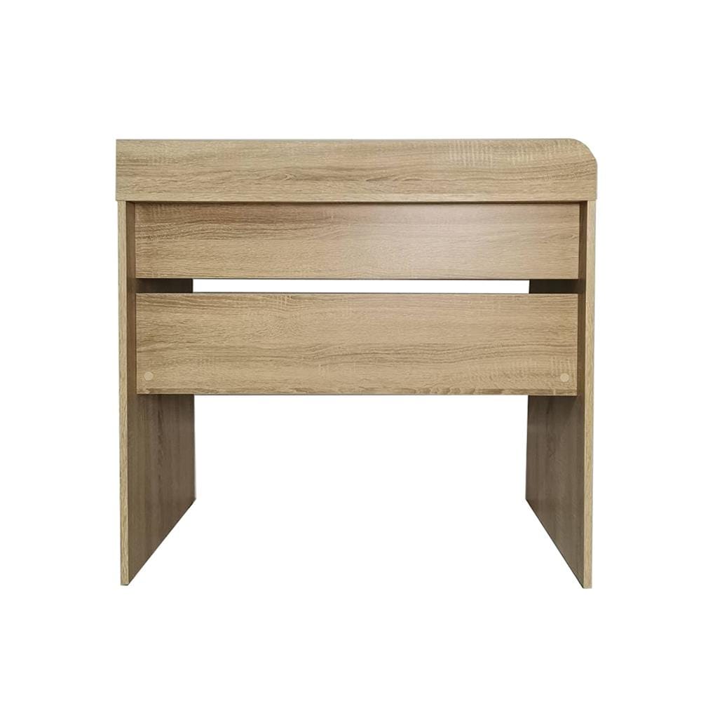 โต๊ะทำงาน ME LIVING 90 ซม. สี SOLID OAK/MARBLE GREY