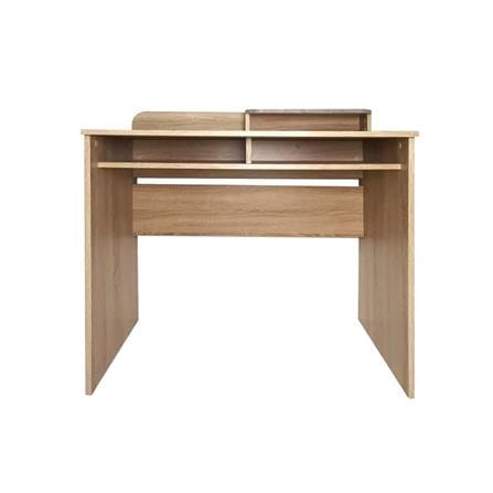 โต๊ะทำงาน ME LIVING 90 ซม. สี SOLID OAK/MARBLE GREY_0