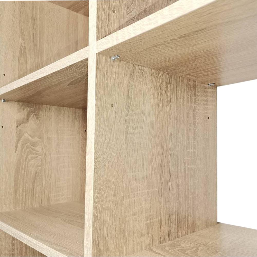 ชั้นวางของ 5 ชั้น ME LIVING สี SOLID OAK/MARBLE GREY