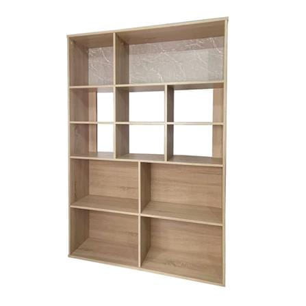 ชั้นวางของ 5 ชั้น ME LIVING สี SOLID OAK/MARBLE GREY_1