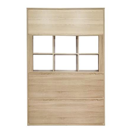 ชั้นวางของ 5 ชั้น ME LIVING สี SOLID OAK/MARBLE GREY_3