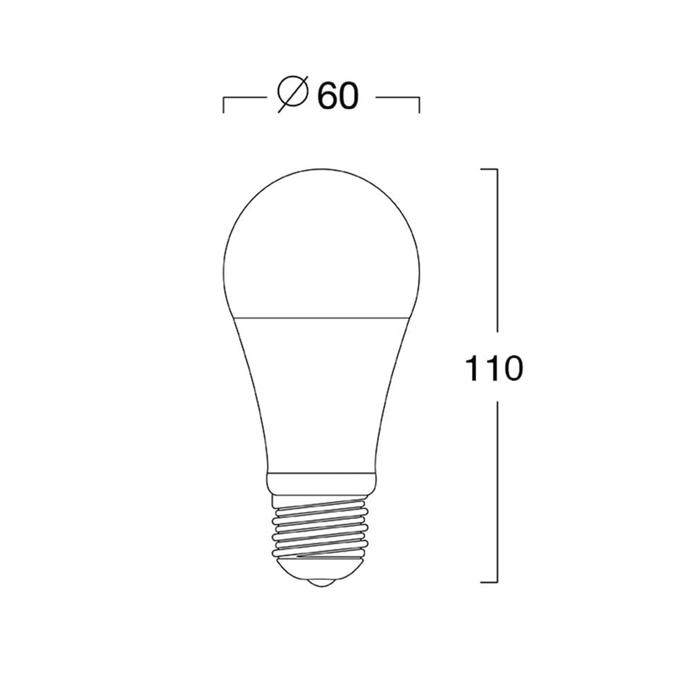 หลอด LED L&E A60 BULB 18 วัตต์ COOL WHITE E27 แพ็ก 4 ชิ้น