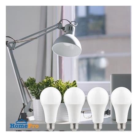 หลอด LED L&E A60 BULB 18 วัตต์ COOL WHITE E27 แพ็ก 4 ชิ้น_3