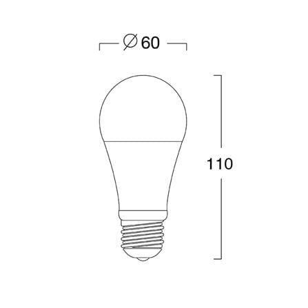 หลอด LED L&E A60 BULB 18 วัตต์ COOL WHITE E27 แพ็ก 4 ชิ้น_5