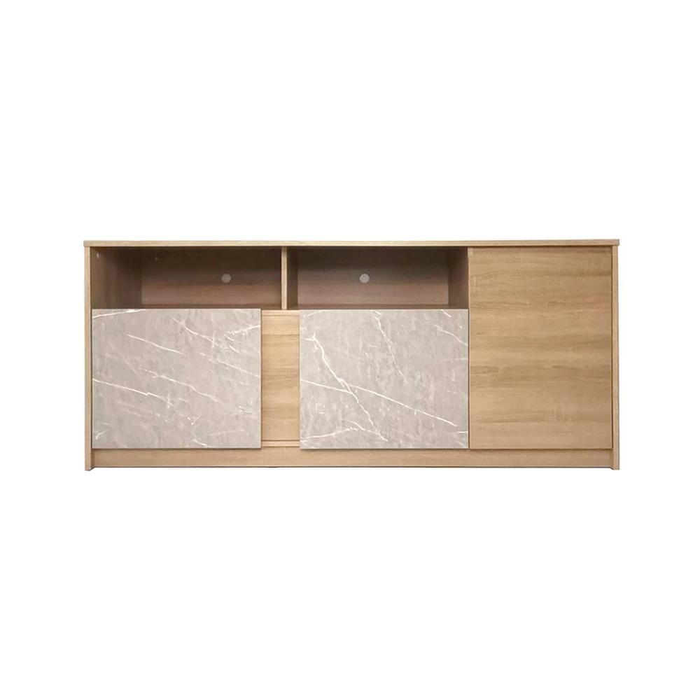 ตู้วางทีวี ME LIVING 150 ซม. สี SOLID OAK/MARBLE GREY