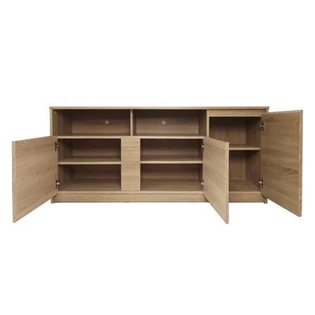 ตู้วางทีวี ME LIVING 150 ซม. สี SOLID OAK/MARBLE GREY_1
