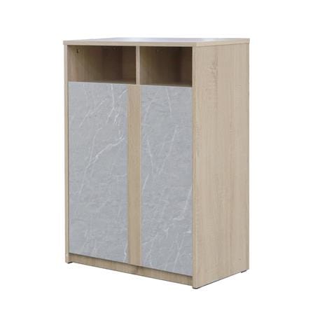 ตู้วางรองเท้า 12-15 คู่ ME LIVING สี SOLID OAK/MARBLE GREY_0