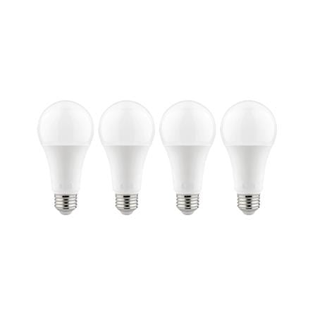 หลอด LED L&E A60 BULB 18 วัตต์ DAYLIGHT E27 แพ็ก 4 ชิ้น