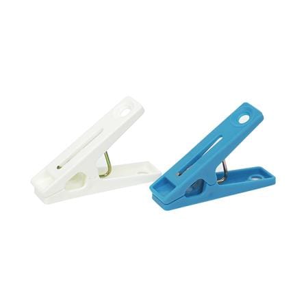 กิ๊บหนีบผ้า PLIM LUCKY สีขาว/ฟ้า แพ็ก 24 ชิ้น_3