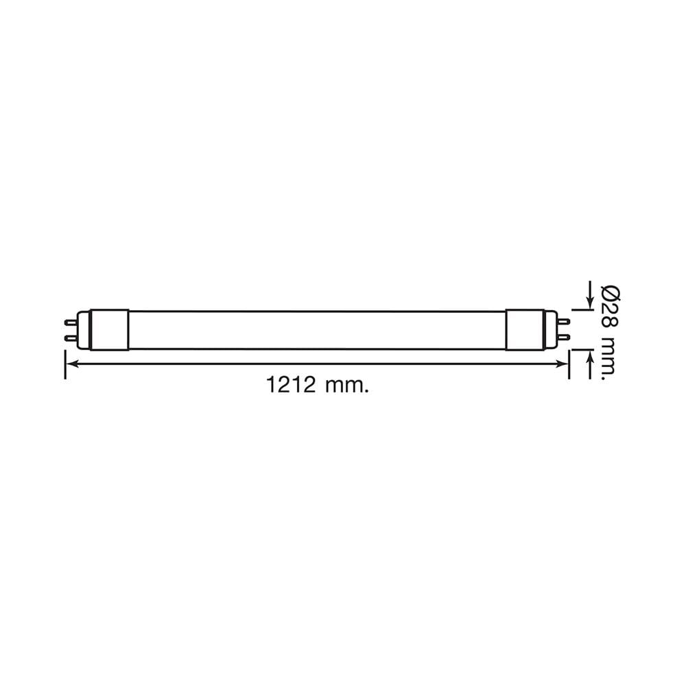 หลอด LED LEKISE T8 PERFECT SE 18 วัตต์ DAYLIGHT G13