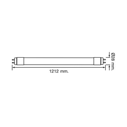 หลอด LED LEKISE T8 PERFECT SE 18 วัตต์ DAYLIGHT G13_4