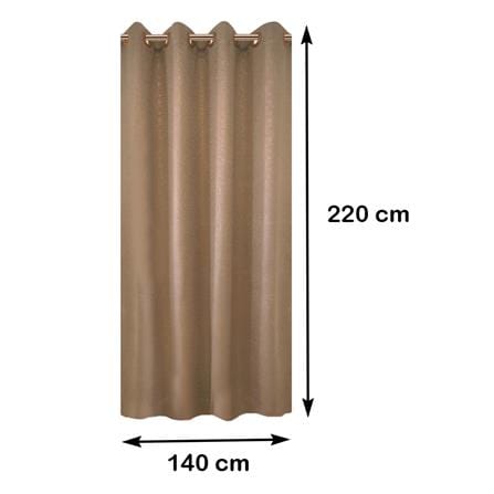 ผ้าม่าน EYELET HOME LIVING STYLE PROTEA UV 140X220 ซม. สีน้ำตาล_7