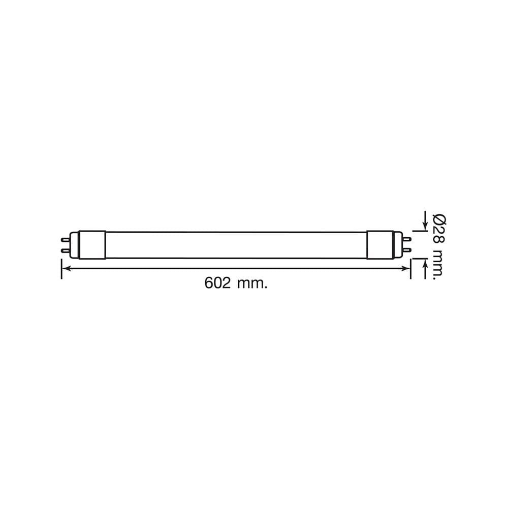 หลอด LED สั้น LEKISE T8 PERFECT SE 9 วัตต์ DAYLIGHT G13