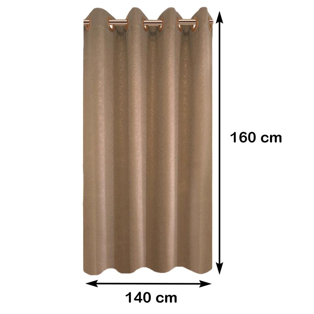 ผ้าม่าน EYELET HOME LIVING STYLE PROTEA UV 140X160 ซม. สีน้ำตาล