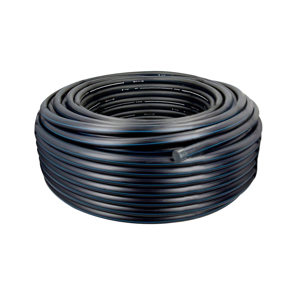 ท่อ HDPE คาดฟ้า ตรามือ PN10 PE100 63 มม. X 100 ม.