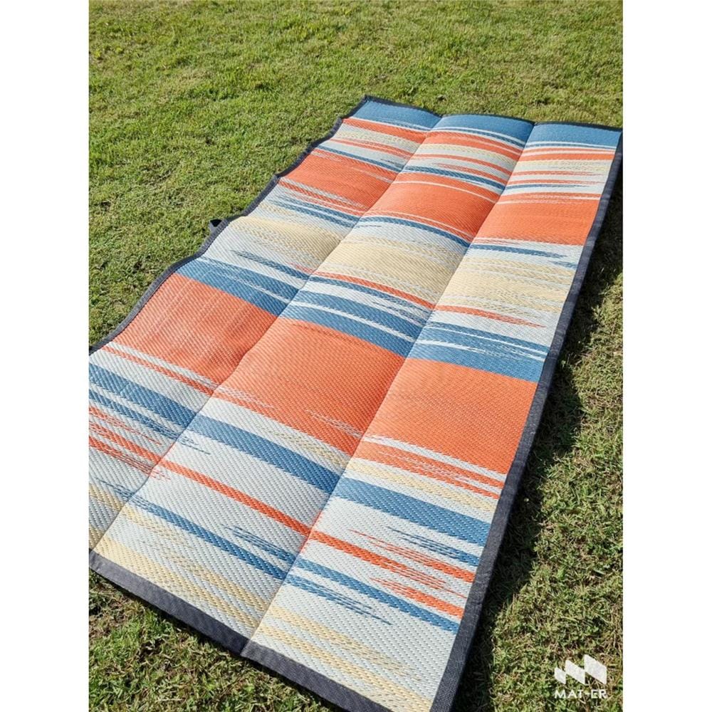 เสื่อพกพา MAT-ER BRIGHTEN 90X180 ซม. สีส้ม-ฟ้า-ครีม-ขาว