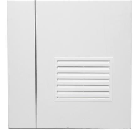 ประตูห้องน้ำ UPVC AZLE BN-01 เกล็ดล่าง 70X200 ซม. สีขาว เจาะลูกบิด_2