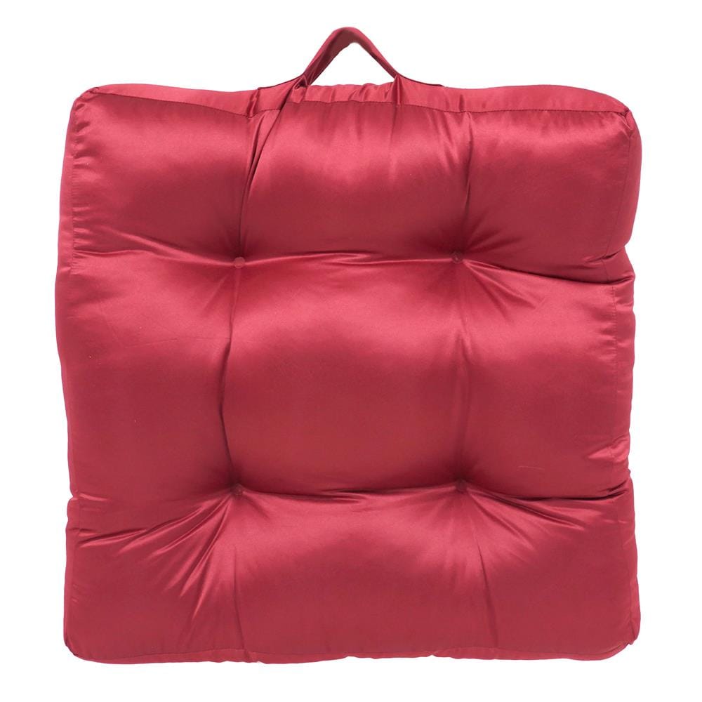 เบาะรองนั่ง HOME LIVING STYLE SATINY 22X22 นิ้ว สีแดง