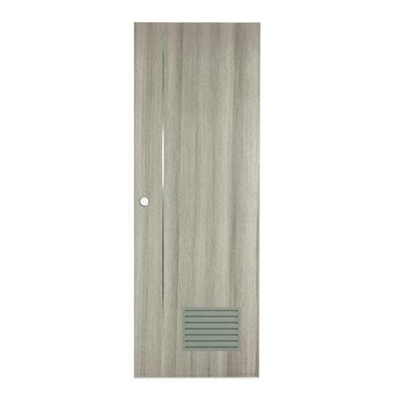 ประตูห้องน้ำ UPVC AZLE BN-01 เกล็ดล่าง 70X200 ซม. ...
