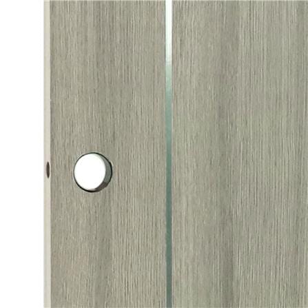 ประตูห้องน้ำ UPVC AZLE BN-01 เกล็ดล่าง 70X200 ซม. สีครีม ลายไม้ เจาะลูกบิด_2