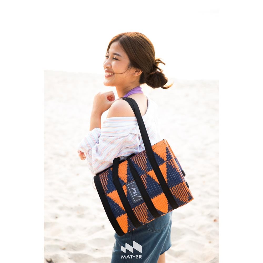 เสื่อพกพา MAT-ER TRIMOND 90X180 ซม. สีส้ม/น้ำเงิน