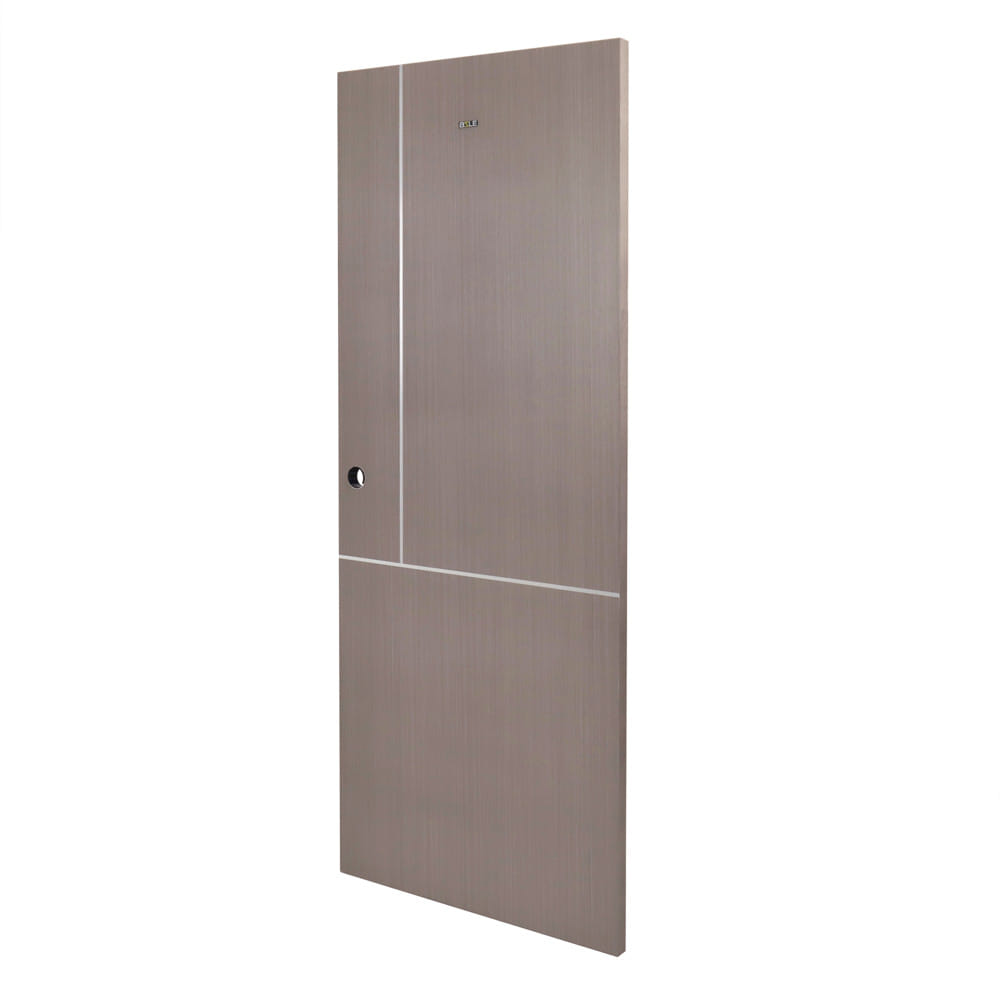 ประตูภายใน UPVC เจาะลูกบิด AZLE LT-11 80x200 ซม. สี STONE GREY