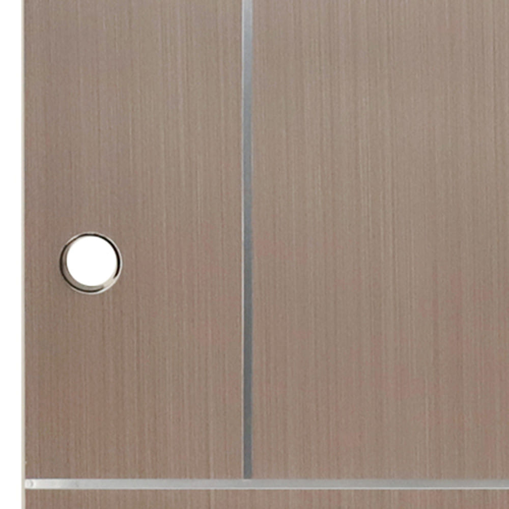ประตูภายใน UPVC เจาะลูกบิด AZLE LT-11 80x200 ซม. สี STONE GREY